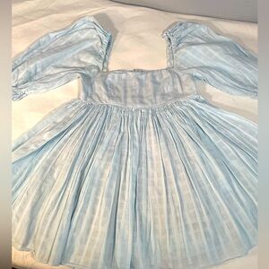Women’s Mable pale blue cotton baby doll dress. Size Medium.